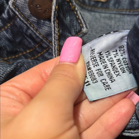 LEI Vintage Women's Blue Flared Jeans - Picture 5 of 6